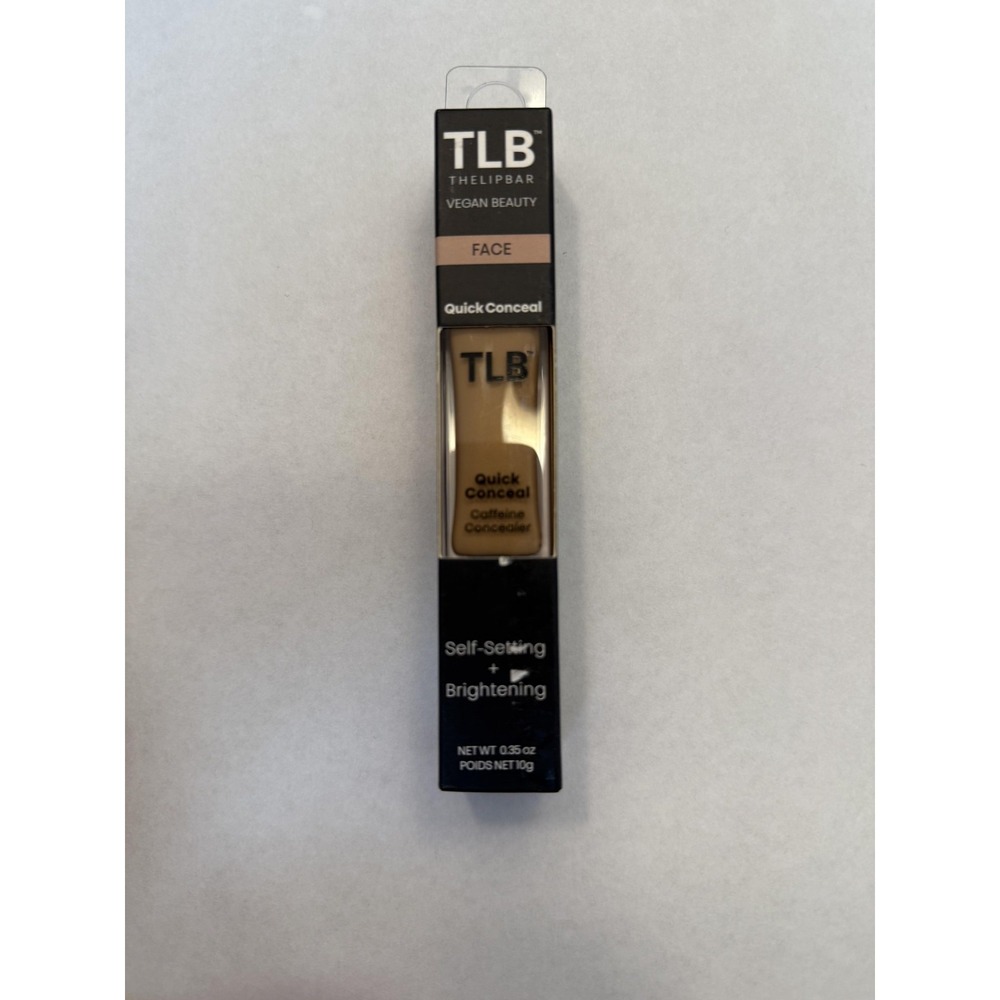 TLB The Lip Bar Quick Conceal Caffeine Concealer Honey 2.00 0.35 oz Vegan Face‎